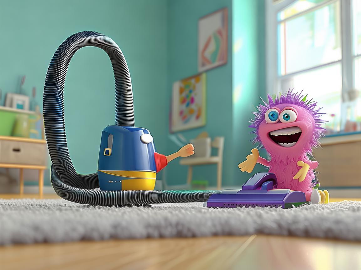 儿科小知识，吸尘器与儿童安全，当小怪兽遇上大吸力