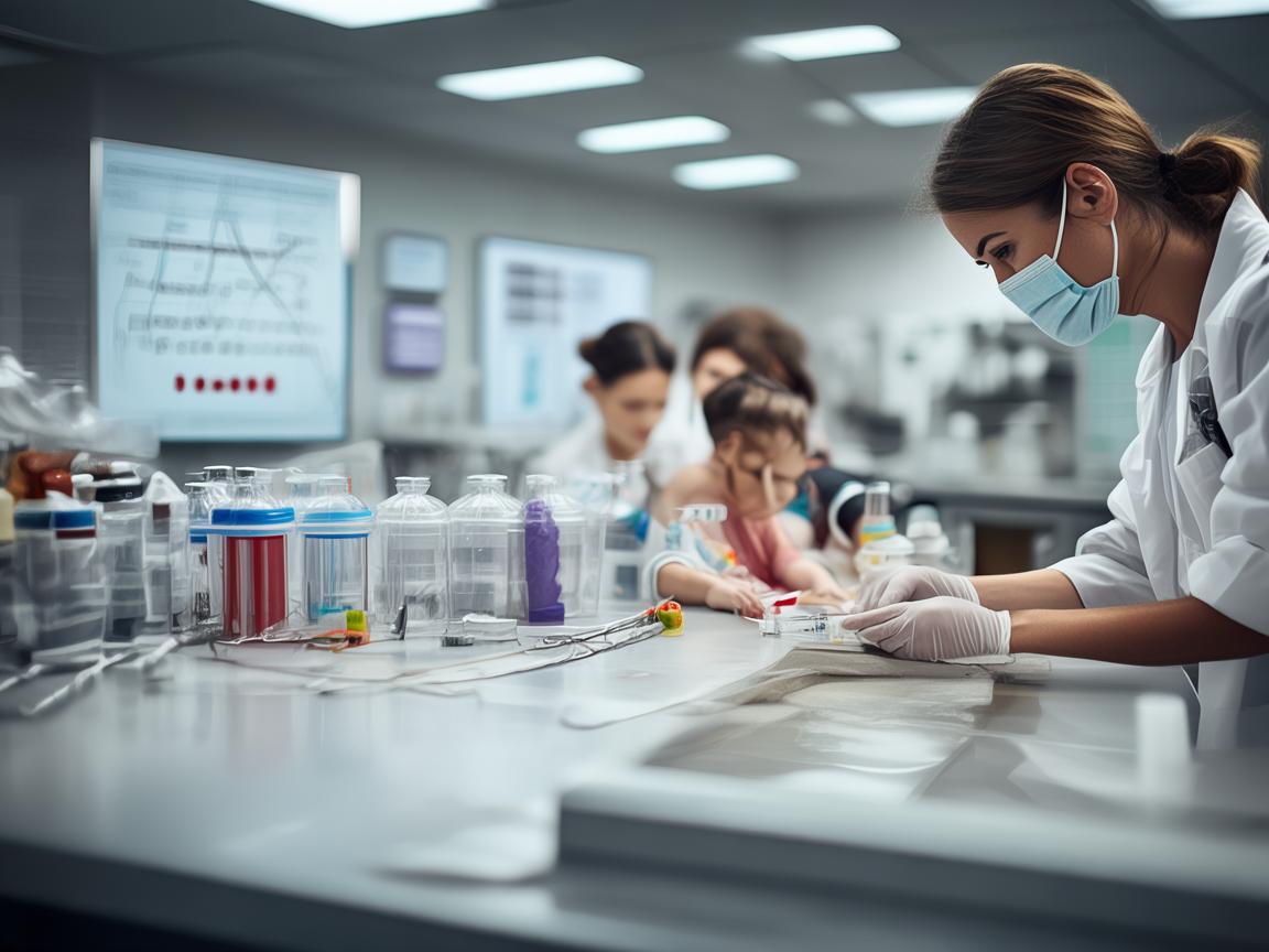 医学实验室技术，如何确保儿童血液样本的准确采集与处理？