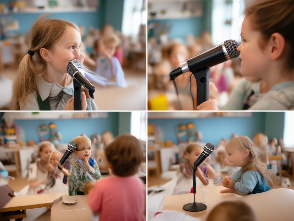 儿科医生小课堂麦克风，孩子使用时的安全与卫生小贴士