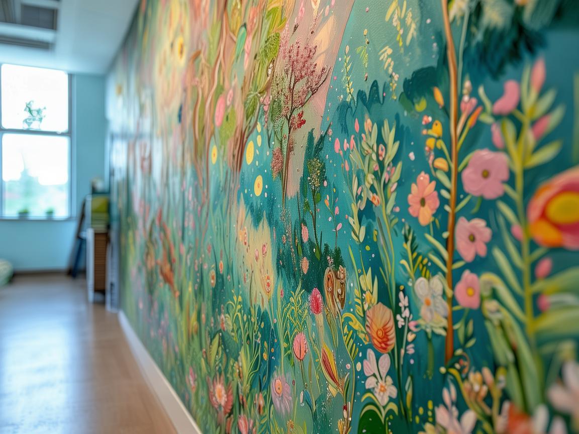 墙绘,为儿科病房添一抹色彩与治愈的魔法 墙绘,为儿科病房添一抹色彩与治愈的魔法