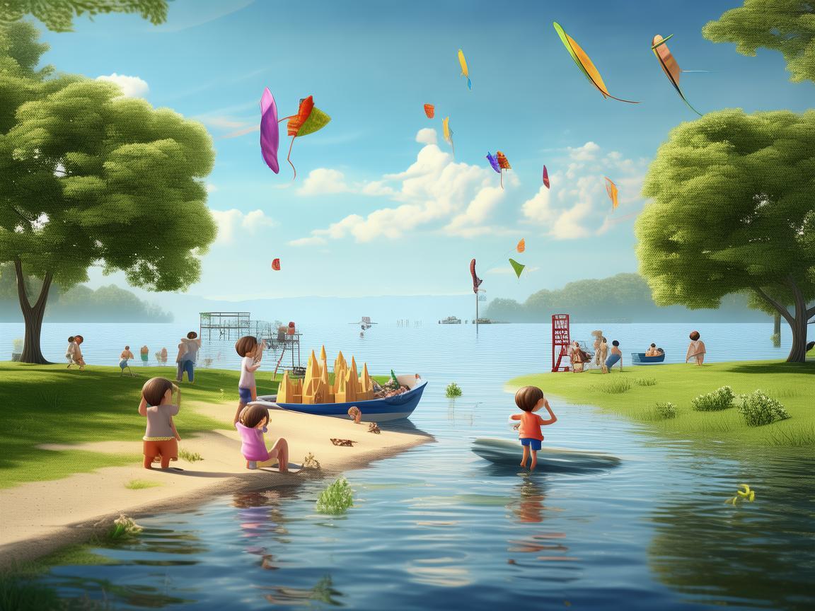 湖畔的童趣，如何预防儿童在湖边玩耍时的安全隐患？