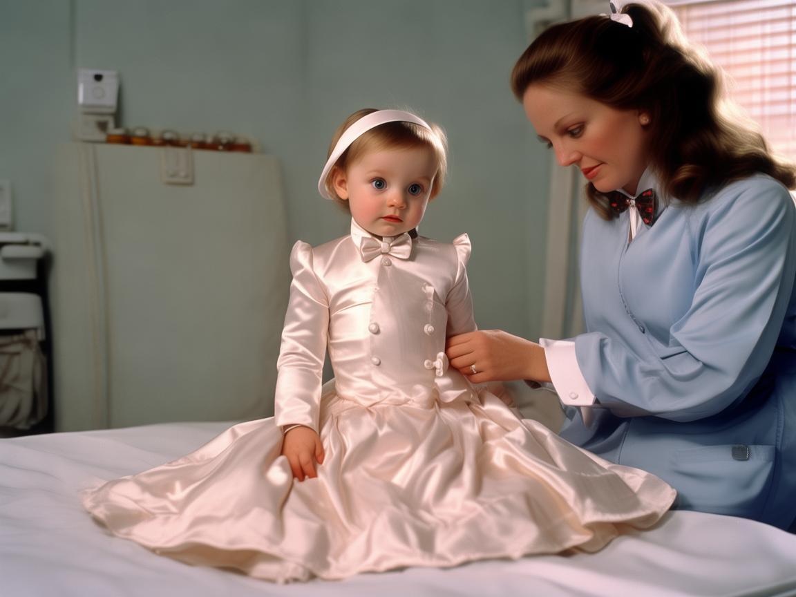 为小患者穿上礼服套装，合适吗？