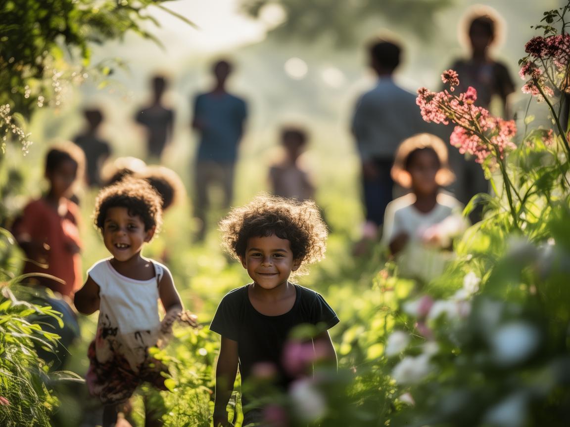 农民协会会长与儿童健康成长