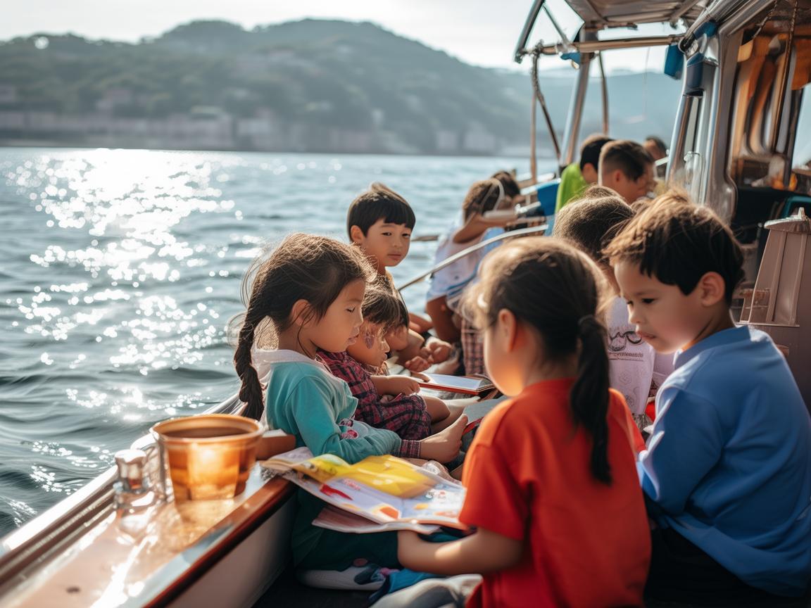 渡轮上的小乘客，儿童乘船安全知识知多少？