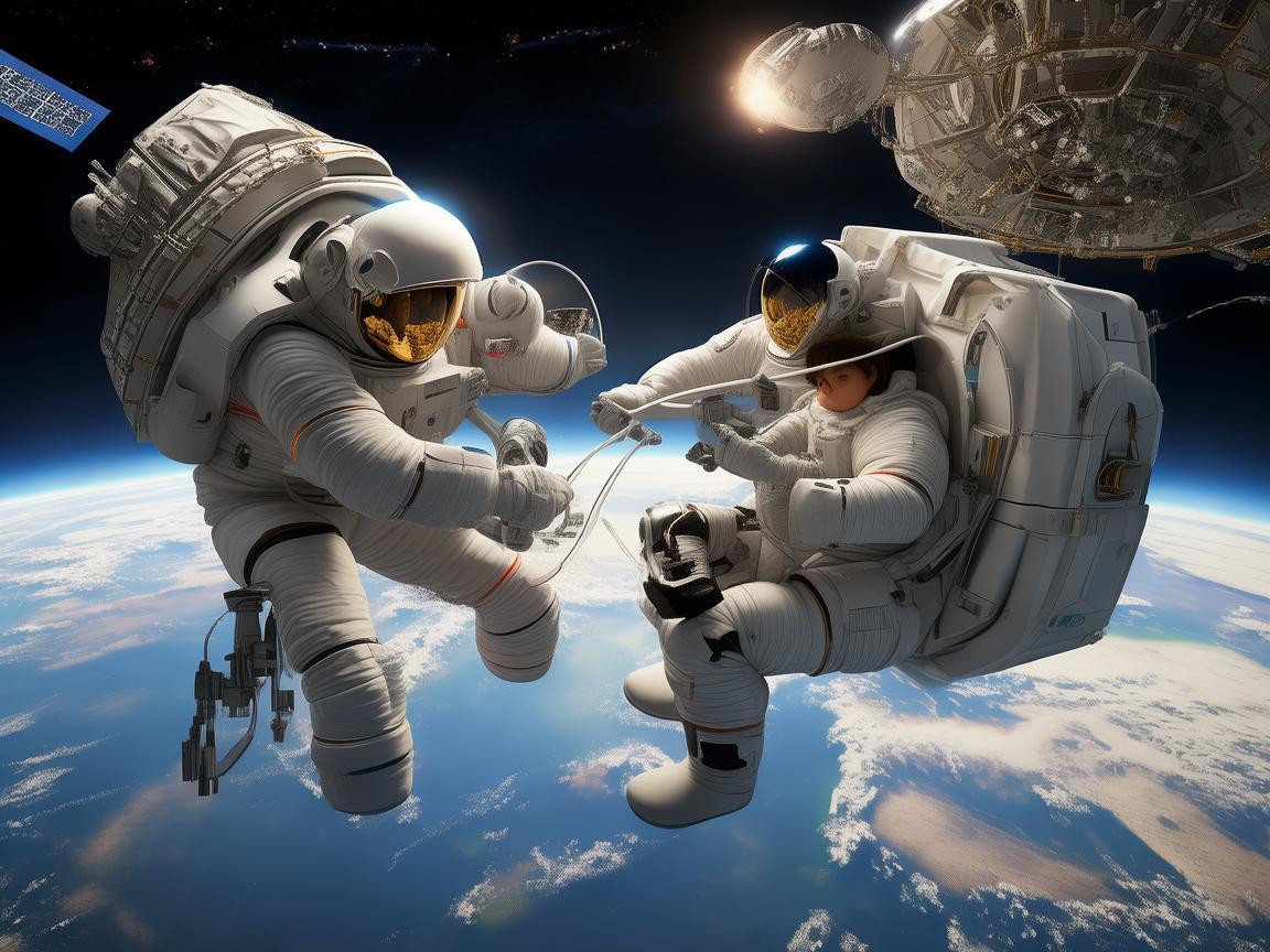 航天员的太空之旅，如何应对微重力环境下的儿童健康挑战？