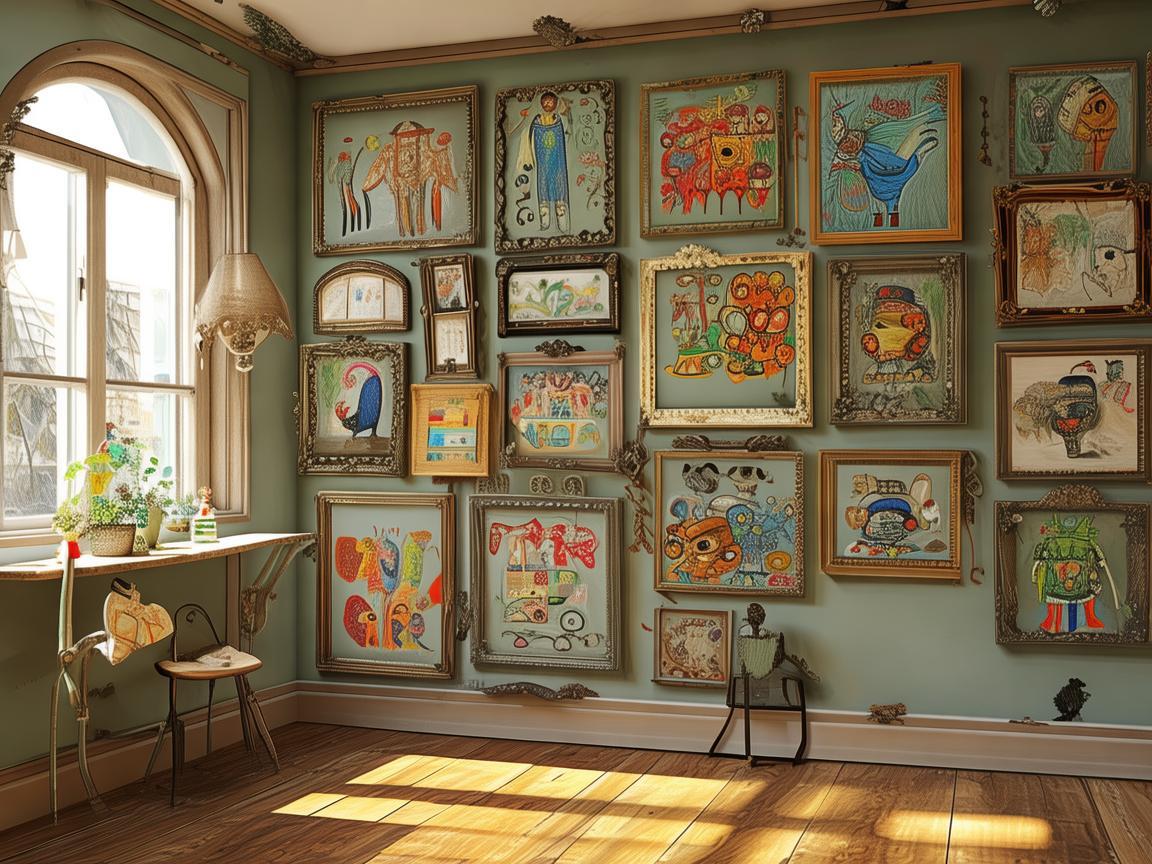 画廊画框与儿童艺术启蒙，如何巧妙利用，激发孩子的创造力？