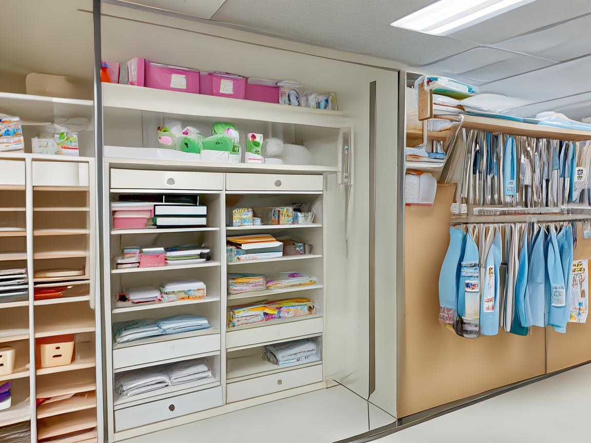 如何利用多功能收纳架优化儿科诊室的物品管理？