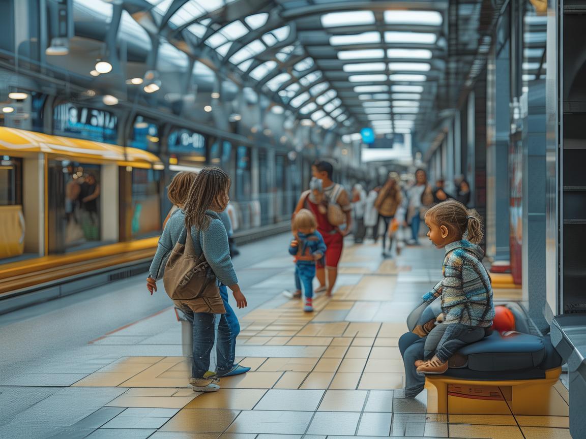 轻轨站点旁,儿童安全出行的隐忧与对策