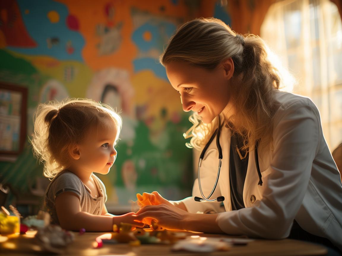 儿科医生，孩子们心中的崇拜之光