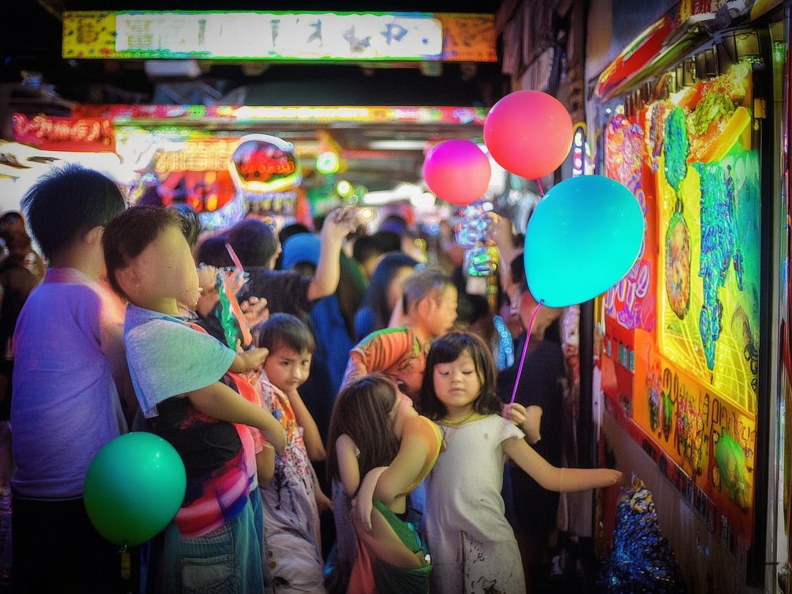 夜市游戏中的儿童健康隐患,家长需警惕的潜在风险 夜市游戏中的儿童健康隐患,家长需警惕的潜在风险